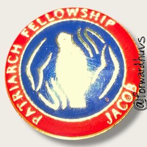 ☑️ Patriarch Fellowship “Jacob” Pin – Red & Blue Enamel – 3/4”